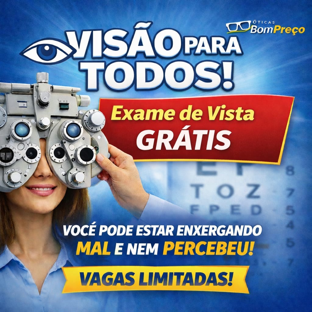 Exame de Vista grátis